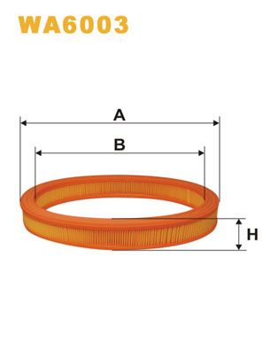 WIX FILTERS Воздушный фильтр WA6003